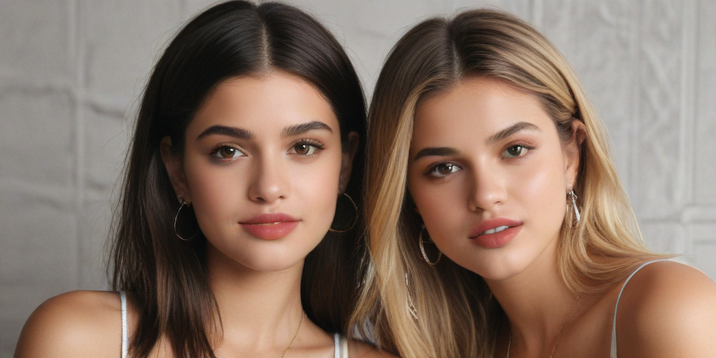 hailey bieber and selena gomez picture