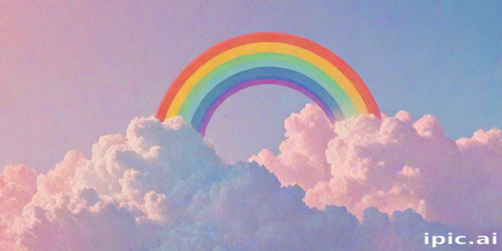 aesthetic wallpapers rainbow