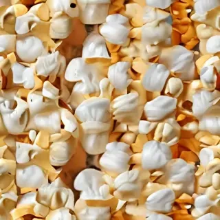 transparent popcorn