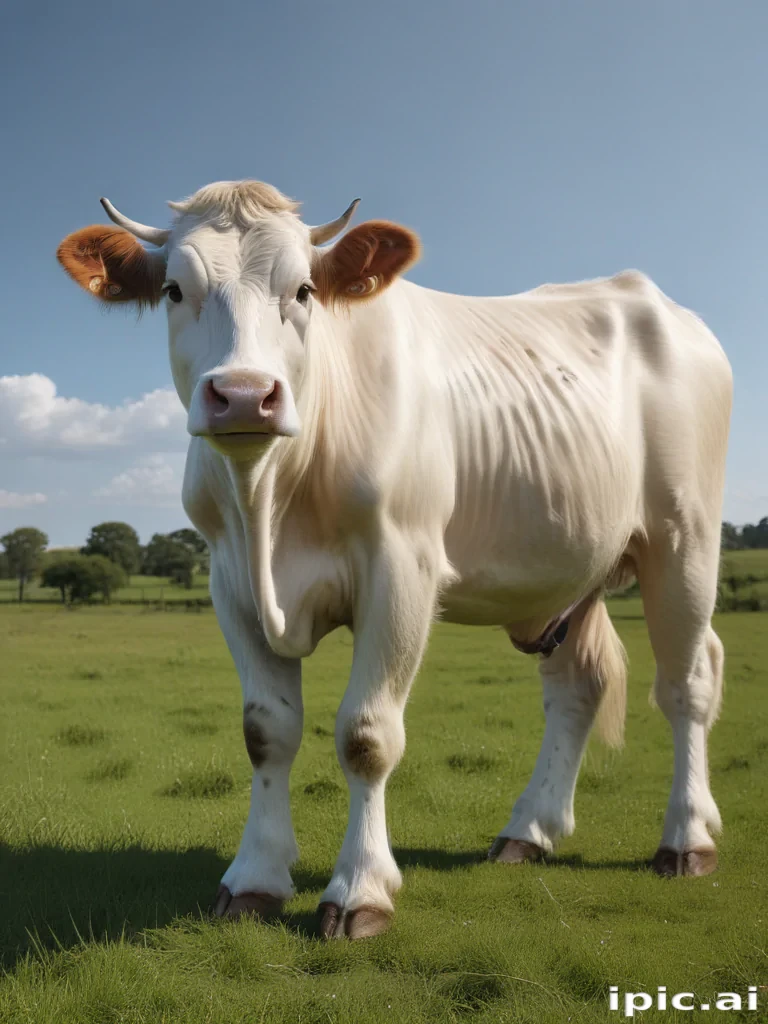 transparent cow