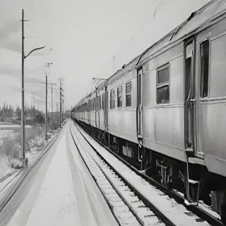 train drawing
