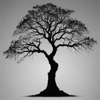 tree silhouette png