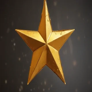 golden star transparent