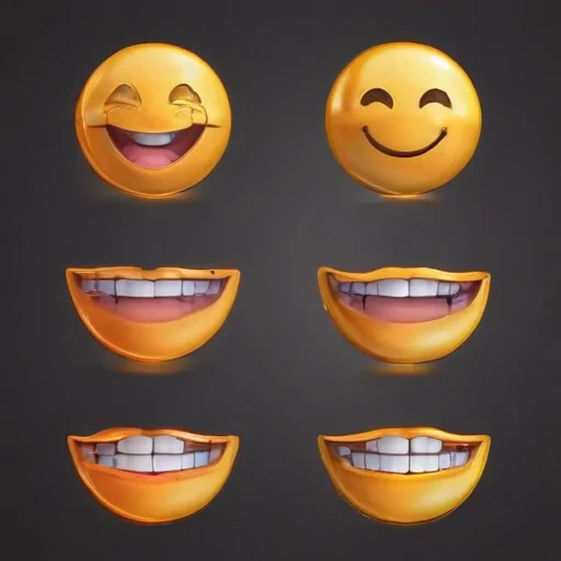 transparent laughing emoji