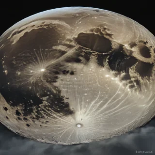 vintage moon art