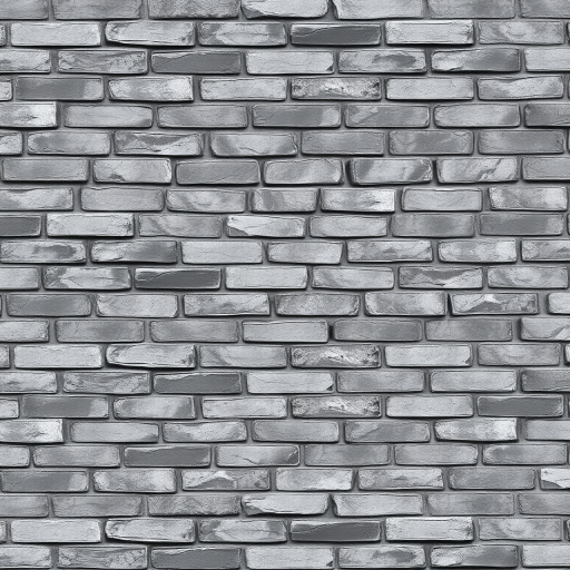generate a high-resolution image of a gray textured brick wall featuring rectangular bricks arranged in a staggered pattern, camera settings: ISO 200, aperture f/8, shutter speed 1/60, camera view: straight-on, camera style: realistic, camera type: DSLR
