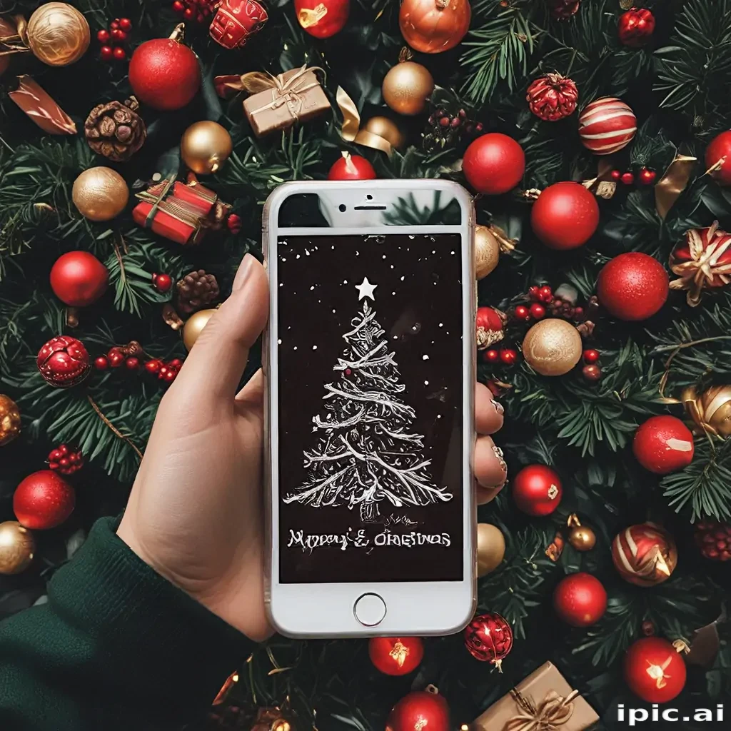 iphone christmas aesthetic wallpaper