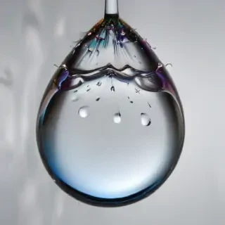 water droplets transparent