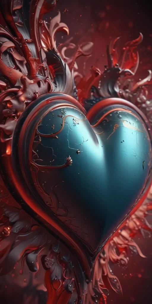 aesthetic heart background