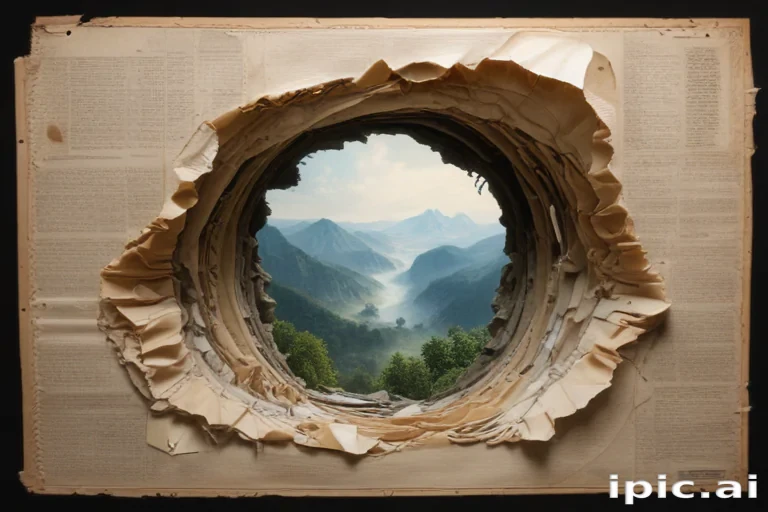 torn paper transparent