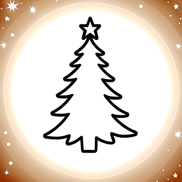 christmas outline