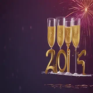 happy new year desktop background