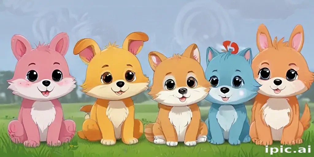 pictures of cute cartoon animals
