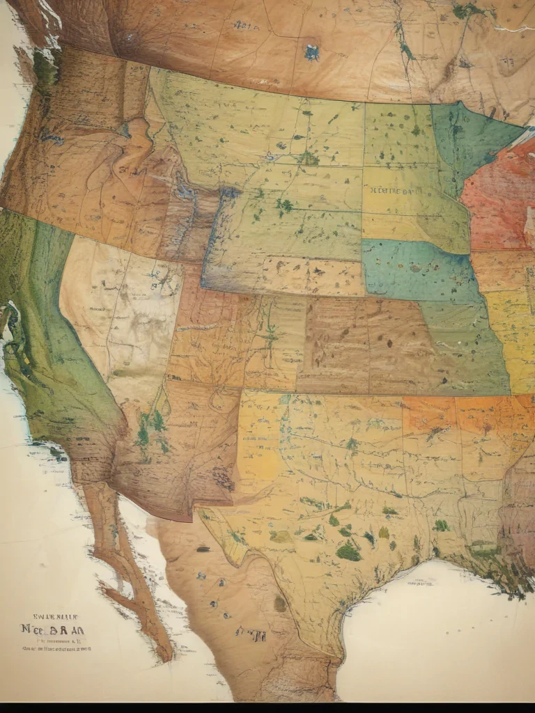 usa map states