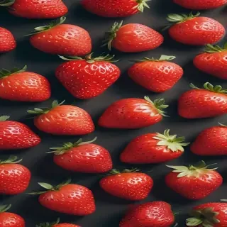 strawberry background aesthetic