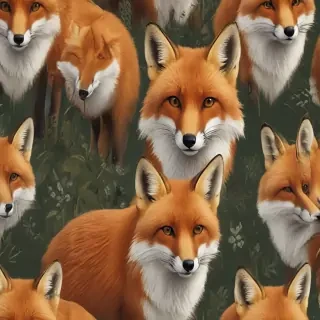 background fox
