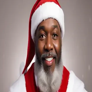 black santa png
