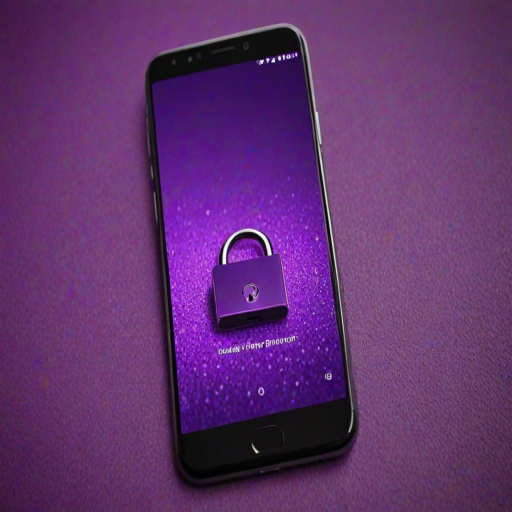 purple lock screen