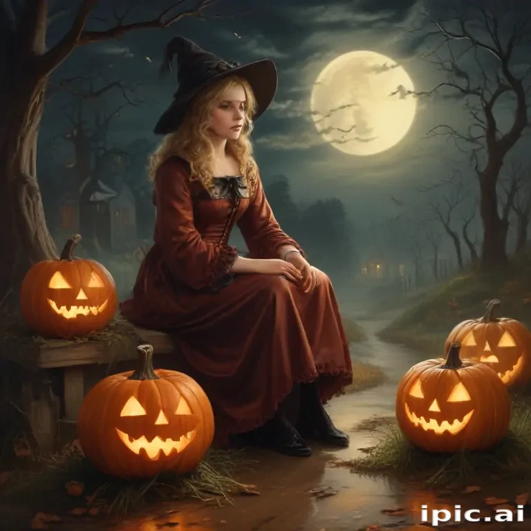 public domain vintage halloween art