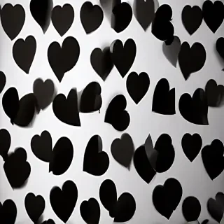 black hearts background