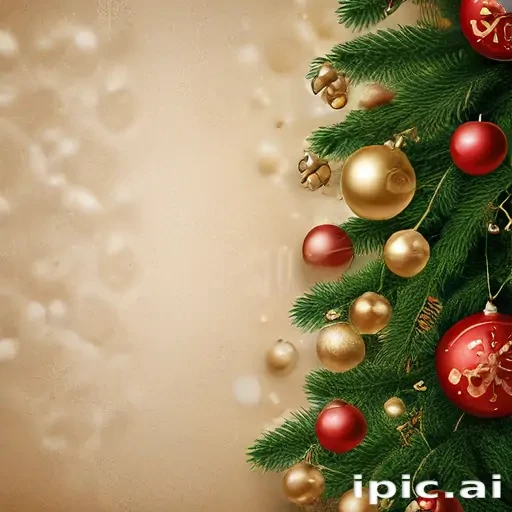 christmas background portrait