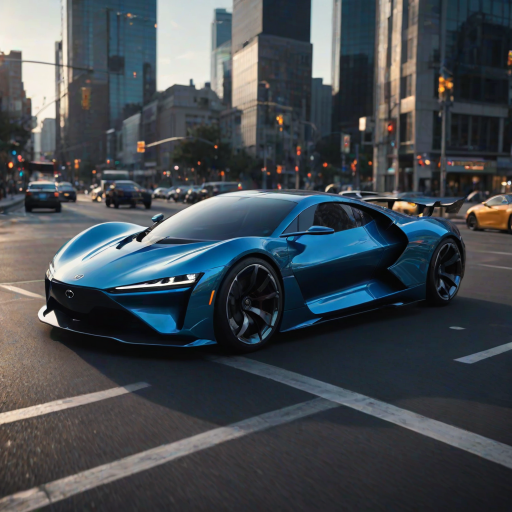 cinematic film still snake, A futuristic car, rendered in lush digital art, showcases a sleek, aerodynamic design with curved lines and sharp angles, evoking a sense of high-speed velocity. The metallic  body glimmers in the light, accentuated by neon  accents that pulse with an otherworldly energy. The wheels, a mesmerizing blend of chrome and carbon fiber, appear to rotate in mid-air, as if defying gravity. Against a backdrop of deep, electric blue, the car seems to embody the essence of innovation and progress, transporting the viewer to a world of tomorrow. ImgFixerPre0.3 <lora:more_details:1> . shallow depth of field, vignette, highly detailed, high budget, bokeh, cinemascope, moody, epic, gorgeous, film grain, grainy