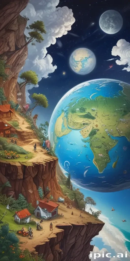 earth cartoon drawing