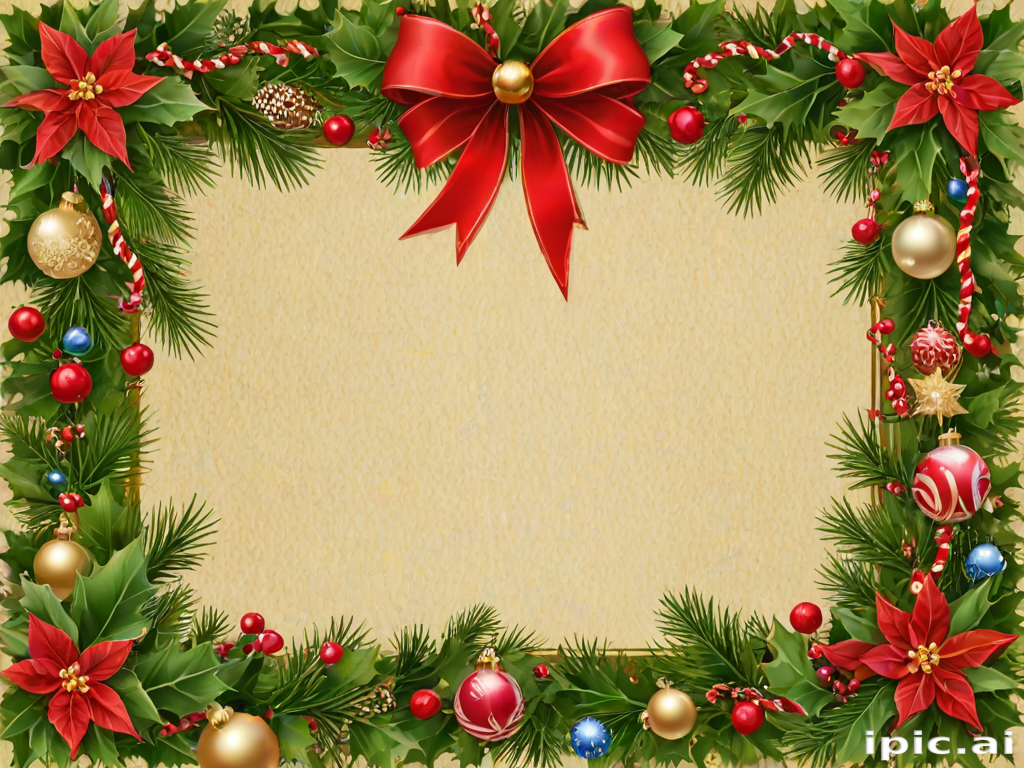 frame clipart christmas