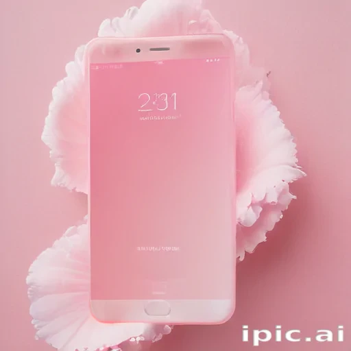 light pink phone background