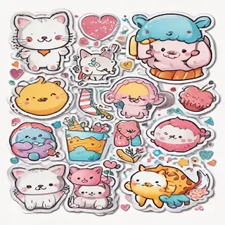 stickers clipart