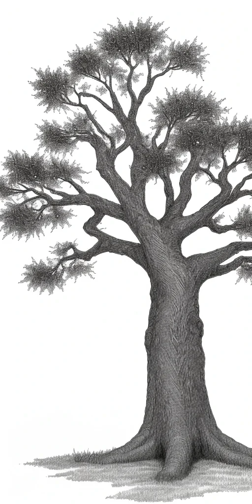 tree background drawing