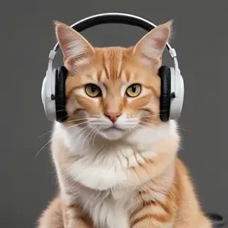 cat headphones png