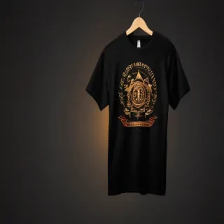 black t-shirt png