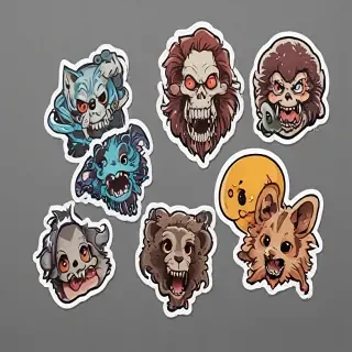 stickers mockup
