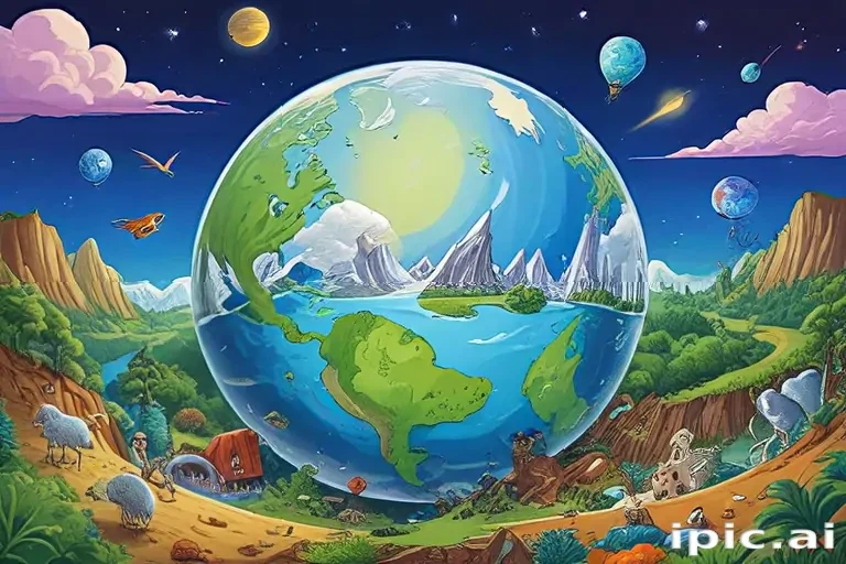 cartoon picture planet earth