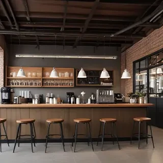 coffee shop mockup