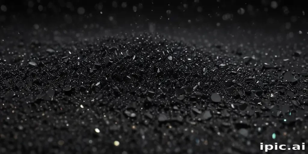 high resolution black glitter background