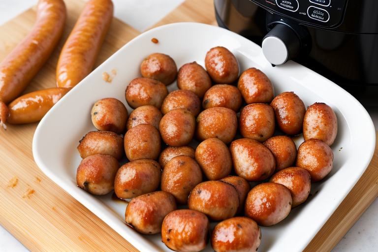 how long to cook chicken sausage in air fryer