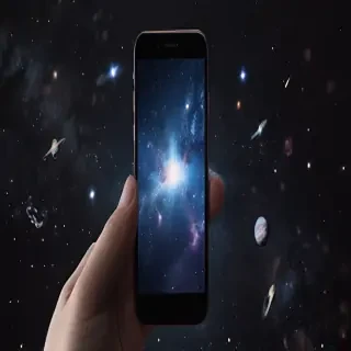 space background phone