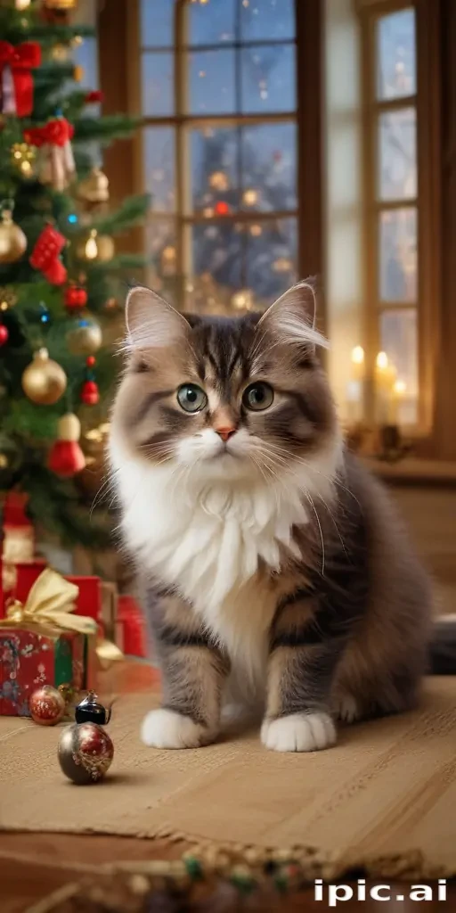 merry christmas cats images