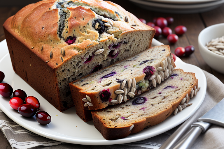 wild rice and cranberry bread