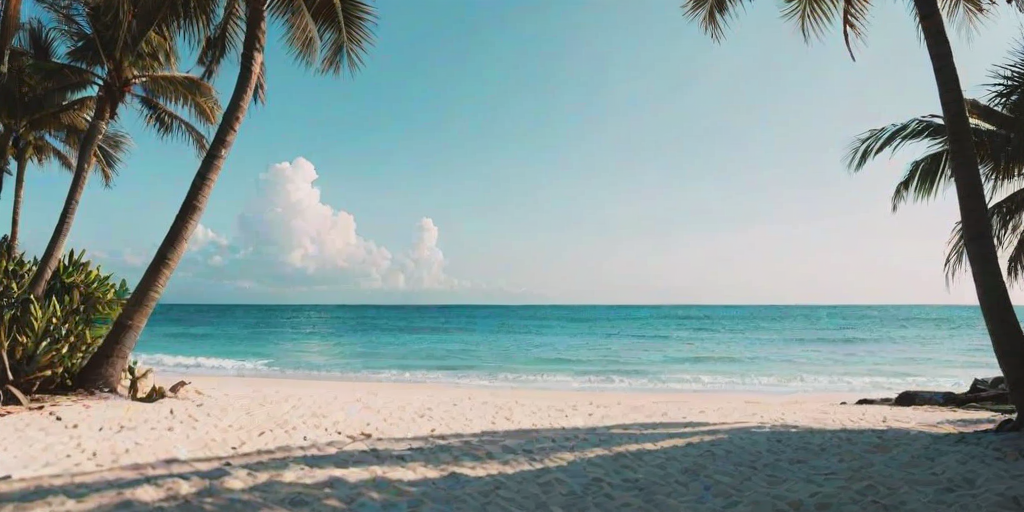 aesthetic beach background