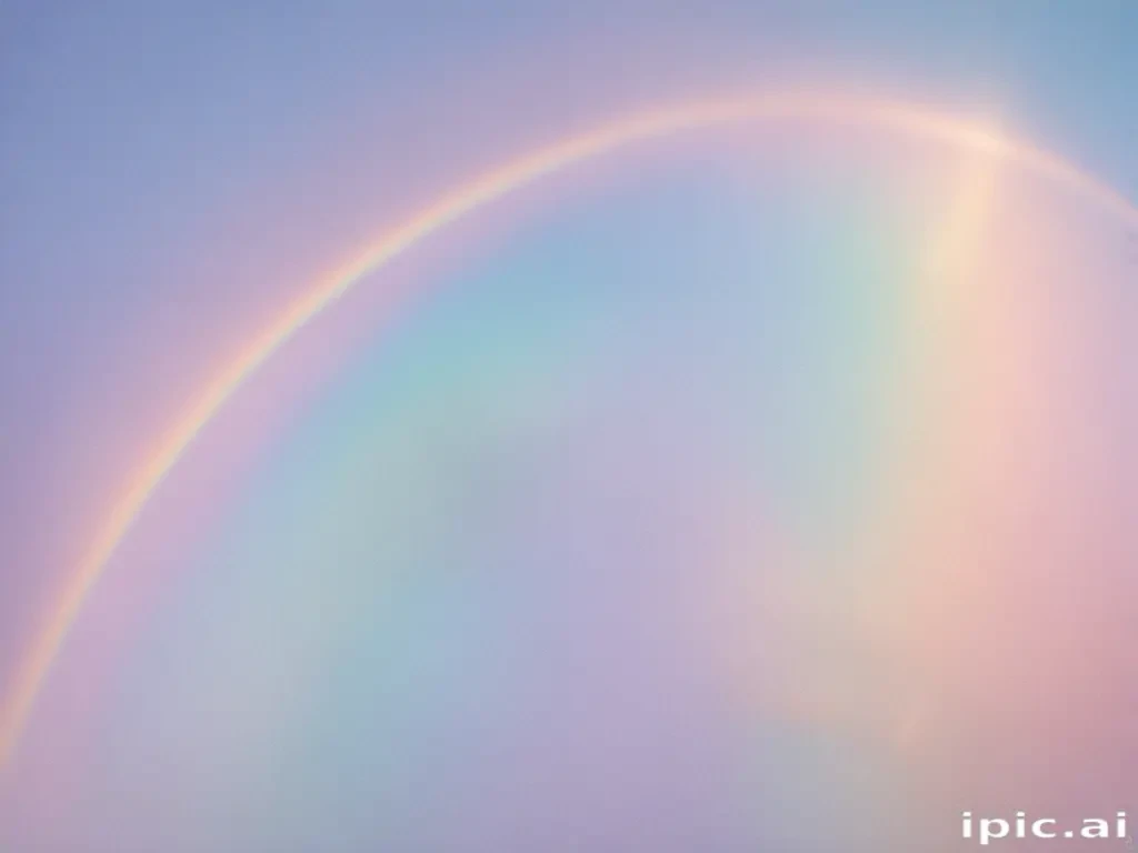 pastel rainbow