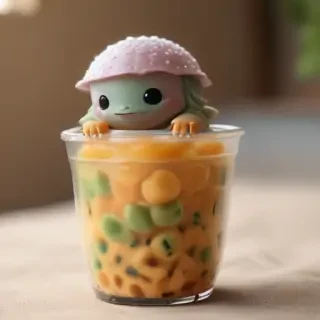 cute boba wallpaper