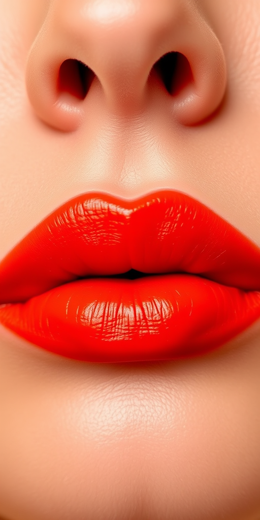 Fiery orange-red lips with a semi-matte texture, "Citrus Flame" offers a vibrant pop of color with a slight sheen for a fresh and energetic appearance