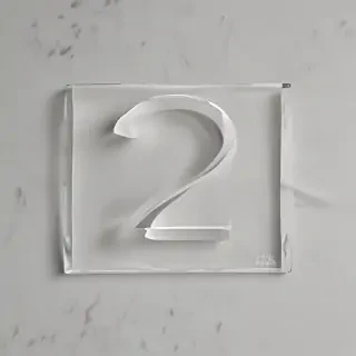 transparent numbers