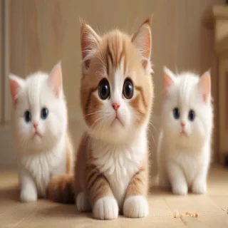 cute cat cartoon wallpaper