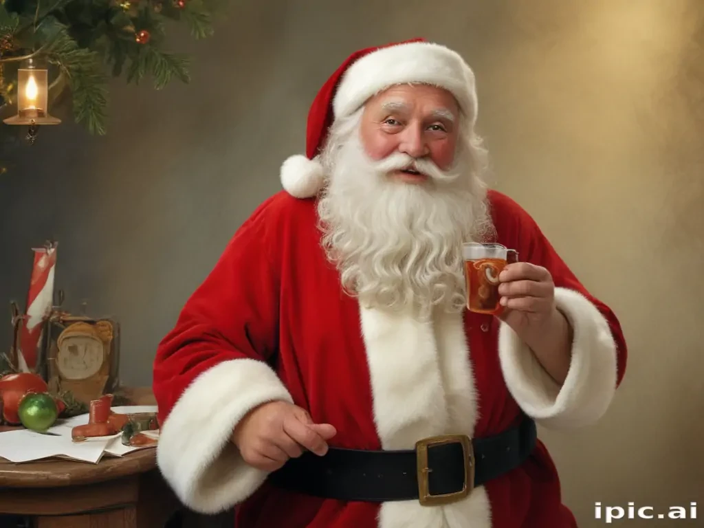 vintage santa images free