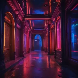 neon colored backgrounds