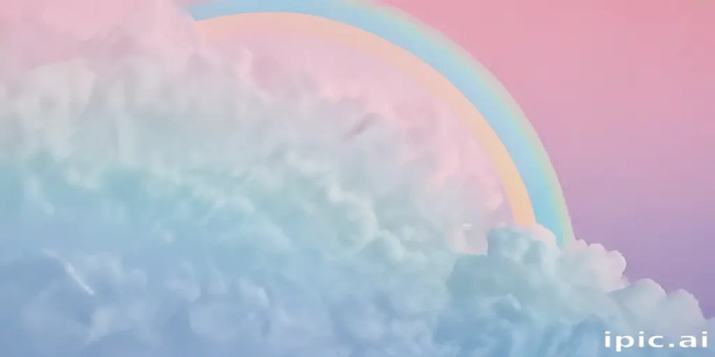 pastel rainbow aesthetic wallpaper